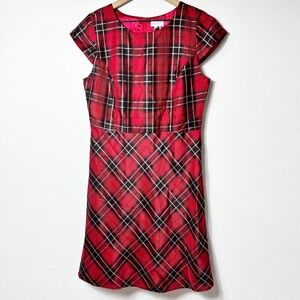 THE CHILDREN'S PLACE RED GOLD BLACK WOMEN DRESS SIZE 10 BRAND NEW WITH TAGS